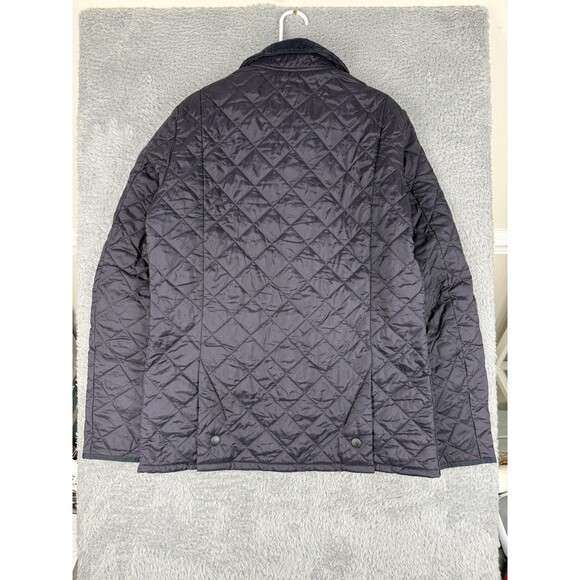 Barbour Mens Heritage Liddesdale Quilted Jacket Navy England Size L , MQU0240 - Picture 3 of 9
